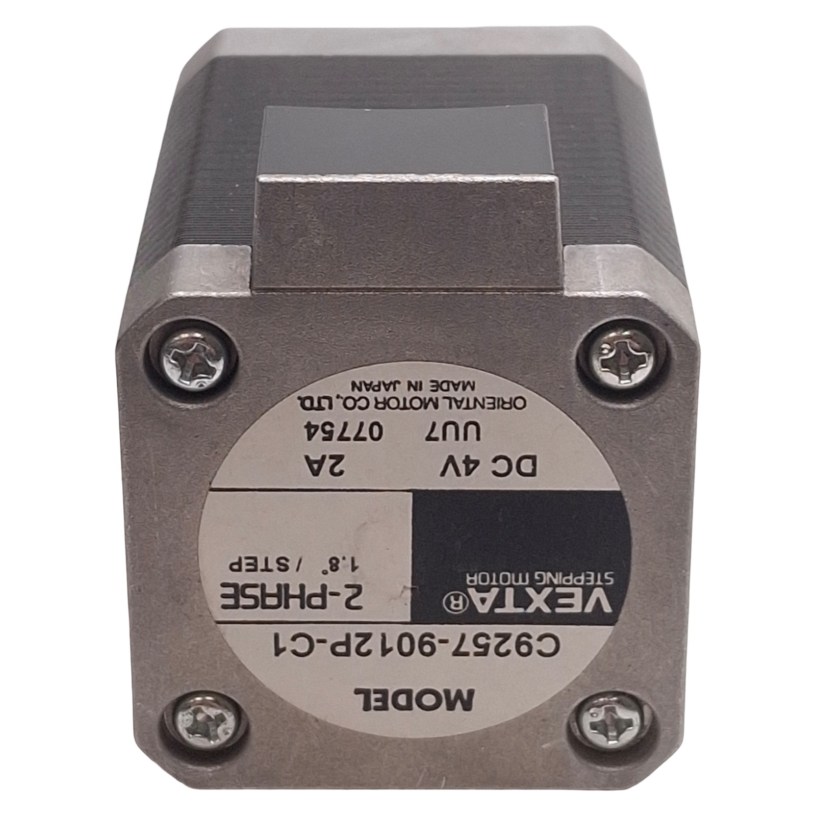 Oriental Motor C9257-9012P-C1 Vexta Stepper Motor, 2-Phase, 1.8°, 4VDC, NEMA 17