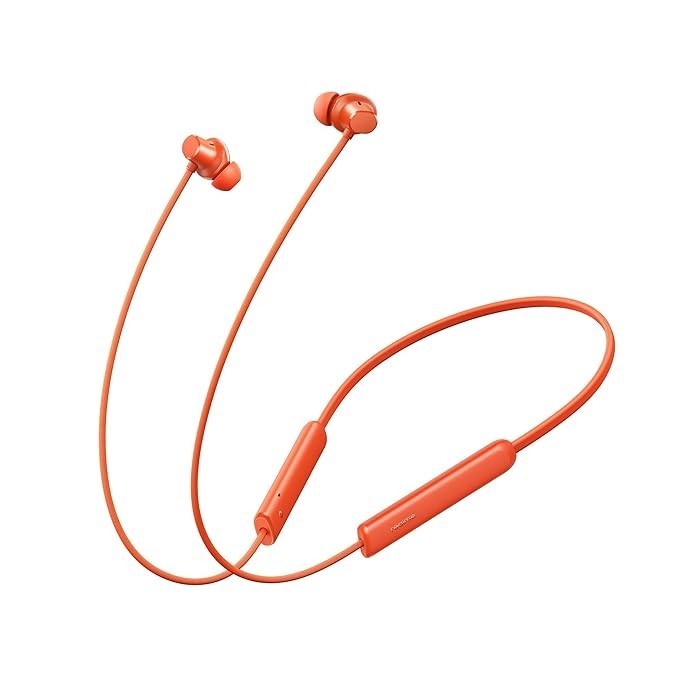 realme Buds Wireless 5 Lite Bluetooth Neckband Cyber Orange Earphones
