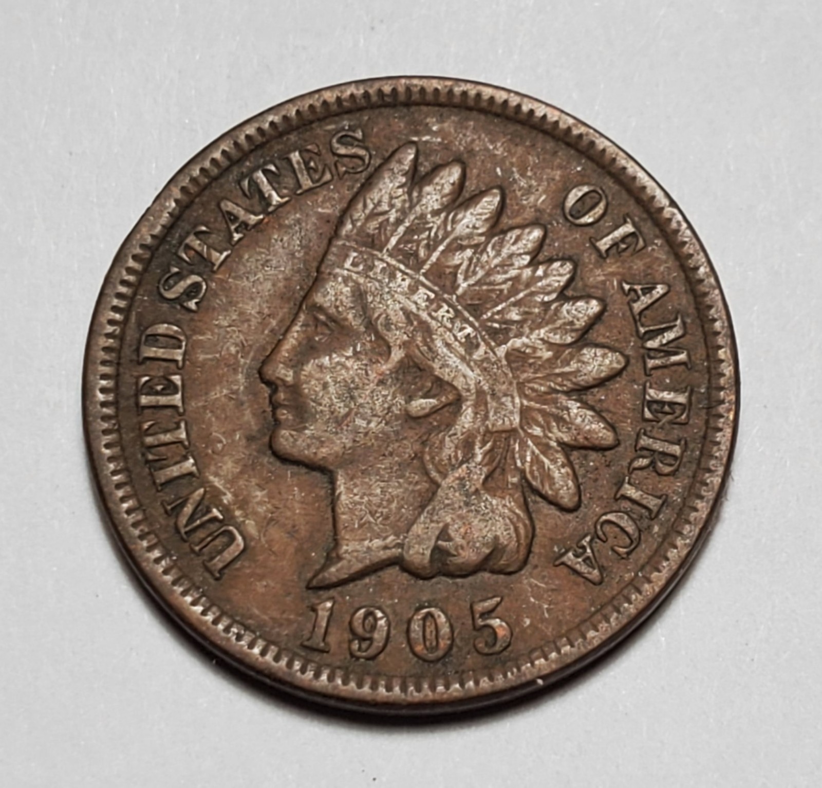 1905 INDIAN HEAD CENT  PENNY LIBERTY #C9623