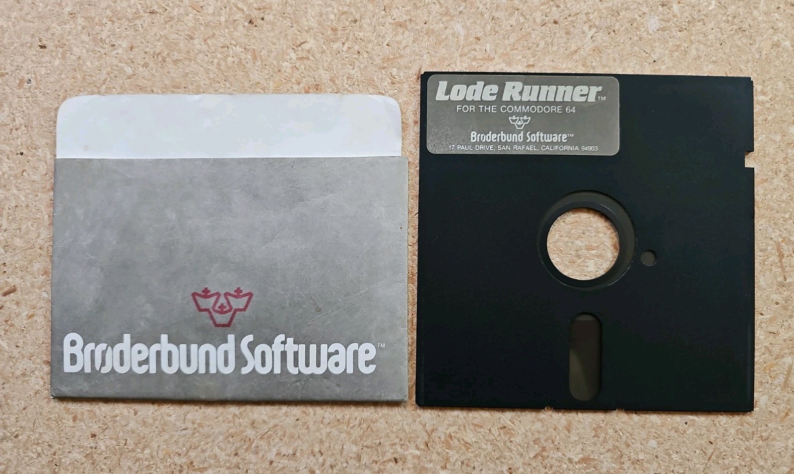 Commodore 64 Lode Runner - Floppy Disk ONLY - Broderbund Software Computer Game