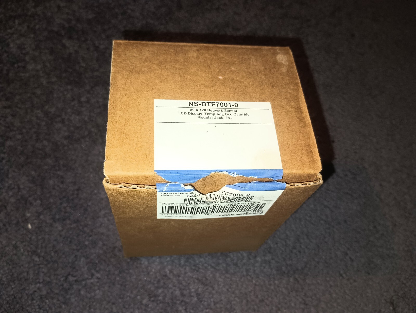 JOHNSON CONTROLS - NS-BTF7001-0 Network Zone Sensor, Room Temperature Sensor