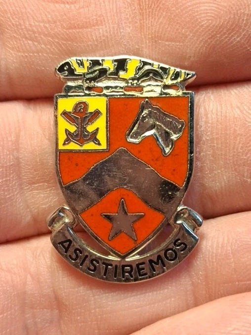 U.S . Army Unit Crest DUI 9th Engineer Battalion Pin Meyer Hallmark