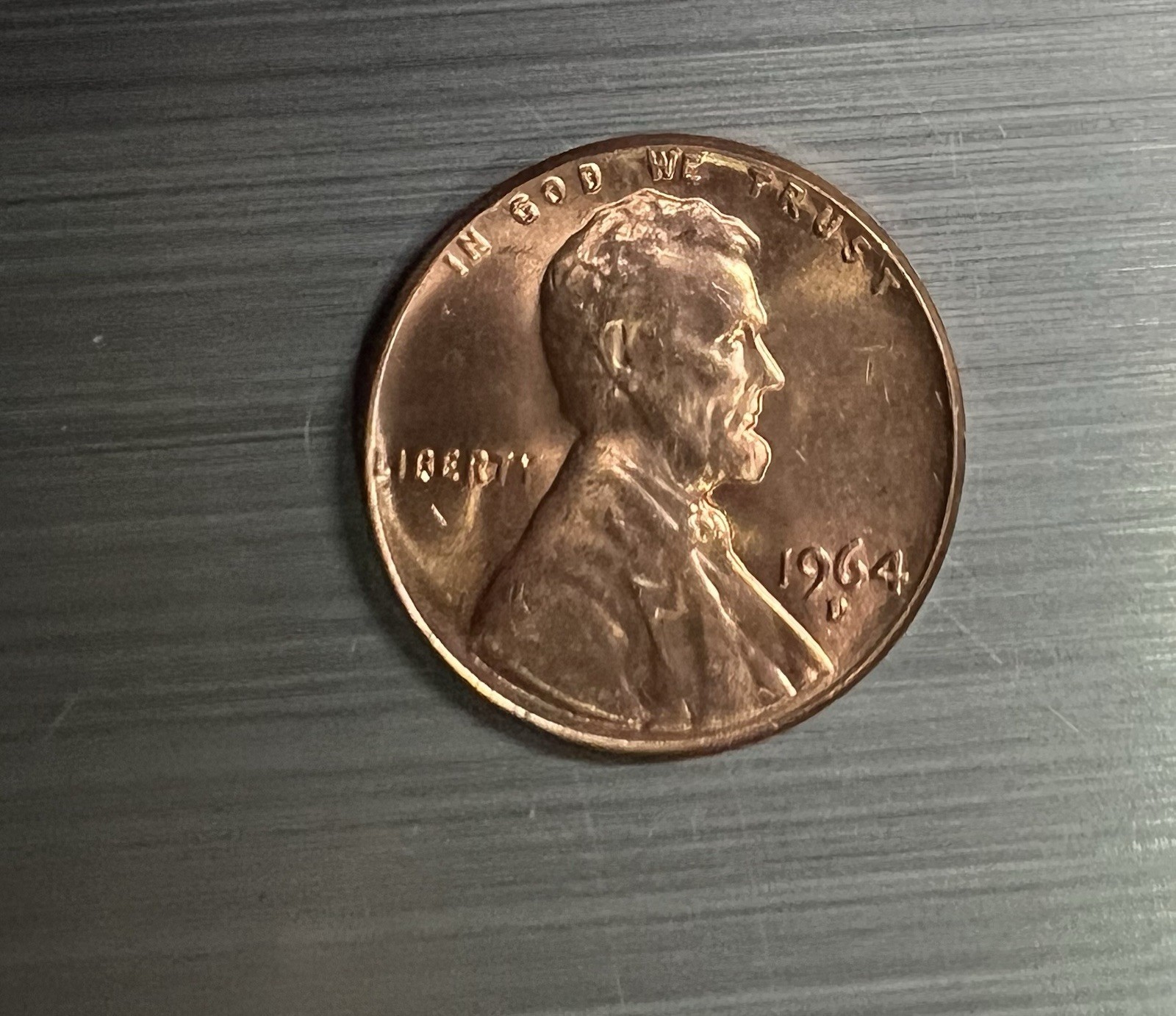 Rare Stunning 1964-D Lincoln Memorial Penny With Errors