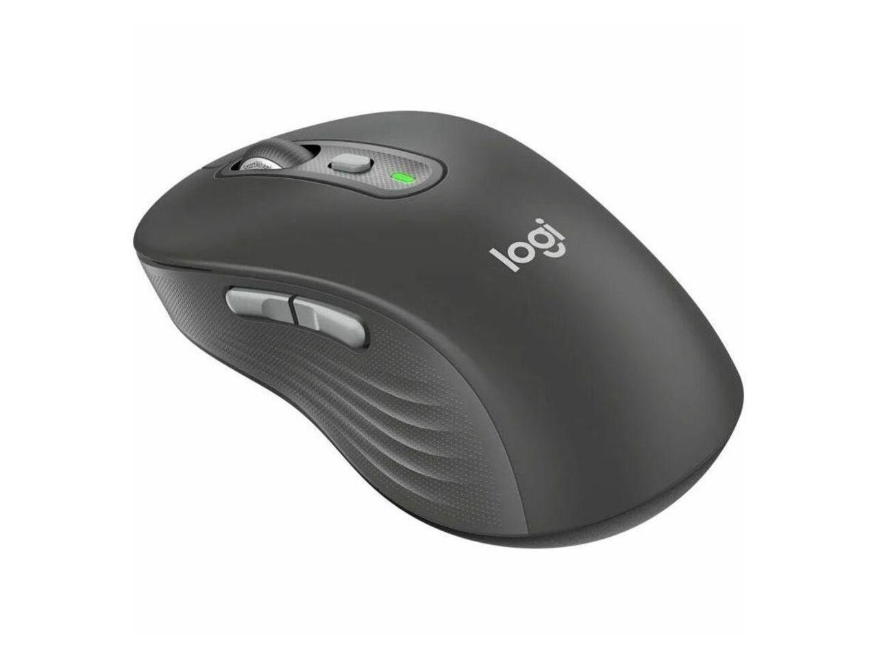 Logitech Signature Plus M750 Mouse - Optical - Wireless - 32.81 ft - Bluetooth/R