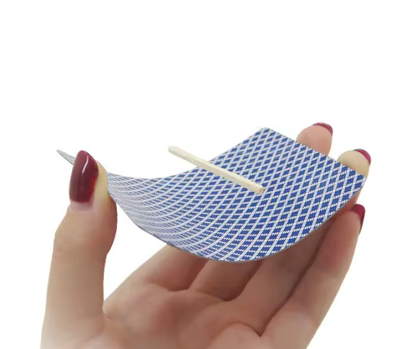 Magic Floating Matchstick Card Trick Illusion Paper Kids Magician Levitation Set