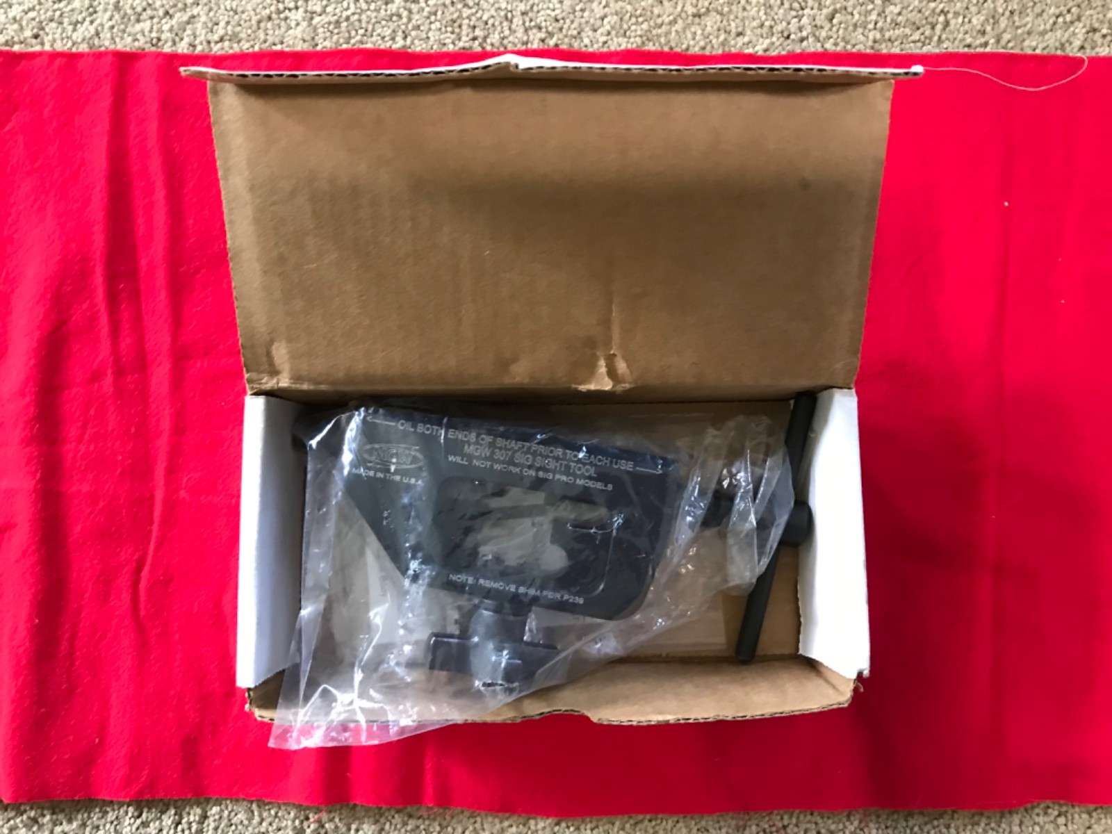 MGW 307, Sig Sight Adjustment Tool