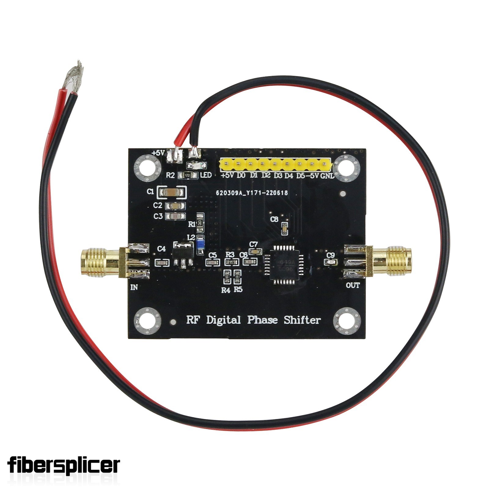 RF Digital Phase Shifter 3-6GHz 6Bit Microwave Phase Shift Module SMA Ttops