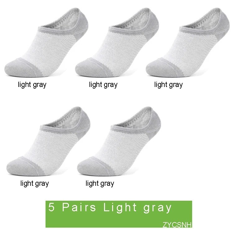 10Pack Men/Women Cotton Bamboo Socks No Show Ankle Low Cut Sport Nonslip Breathe