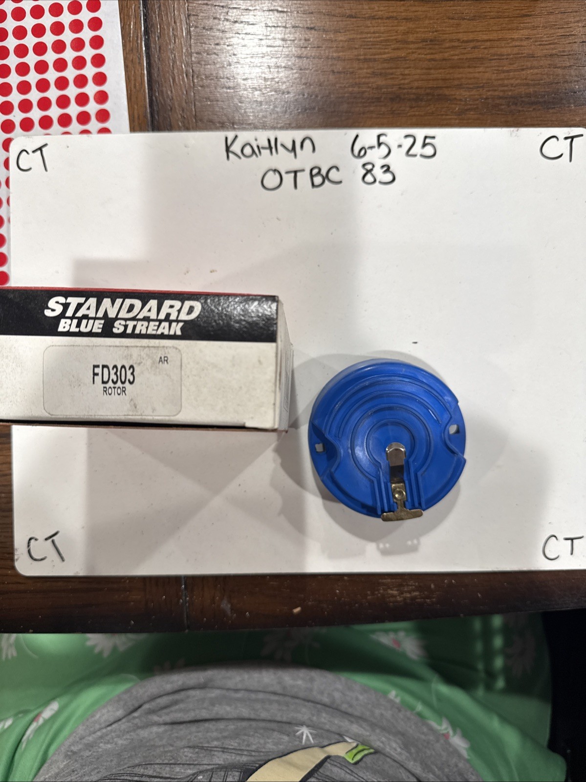 Standard FD-303 Distributor Rotor