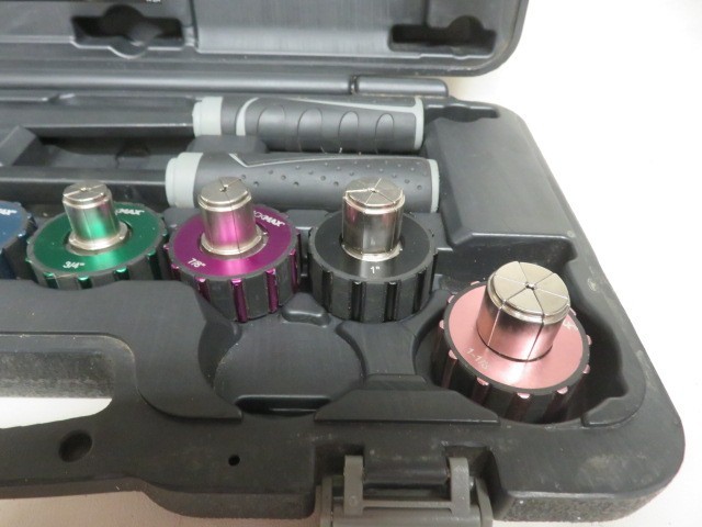 CPS Blackmax btle9 tube expander kit multi 9 head round flare swage tool