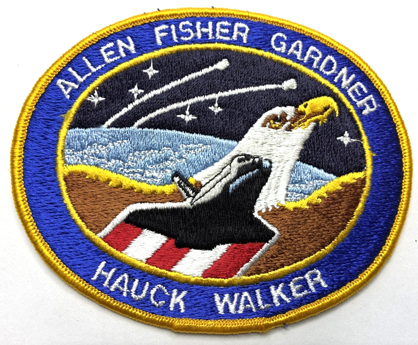 NASA Challenger Patch 5"- Allen Fisher Gardner, Hauck Walker