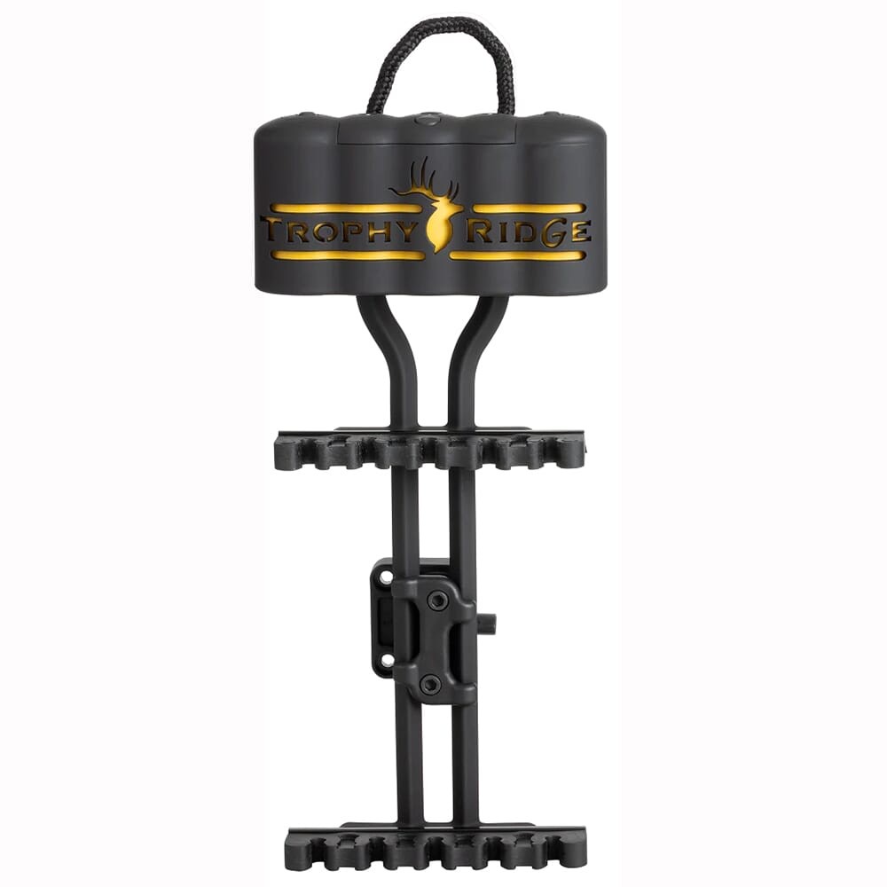 Trophy Ridge Lite 1 5-Arrow Quiver Black/Yellow with LED Lights (AQ500BY): NEW