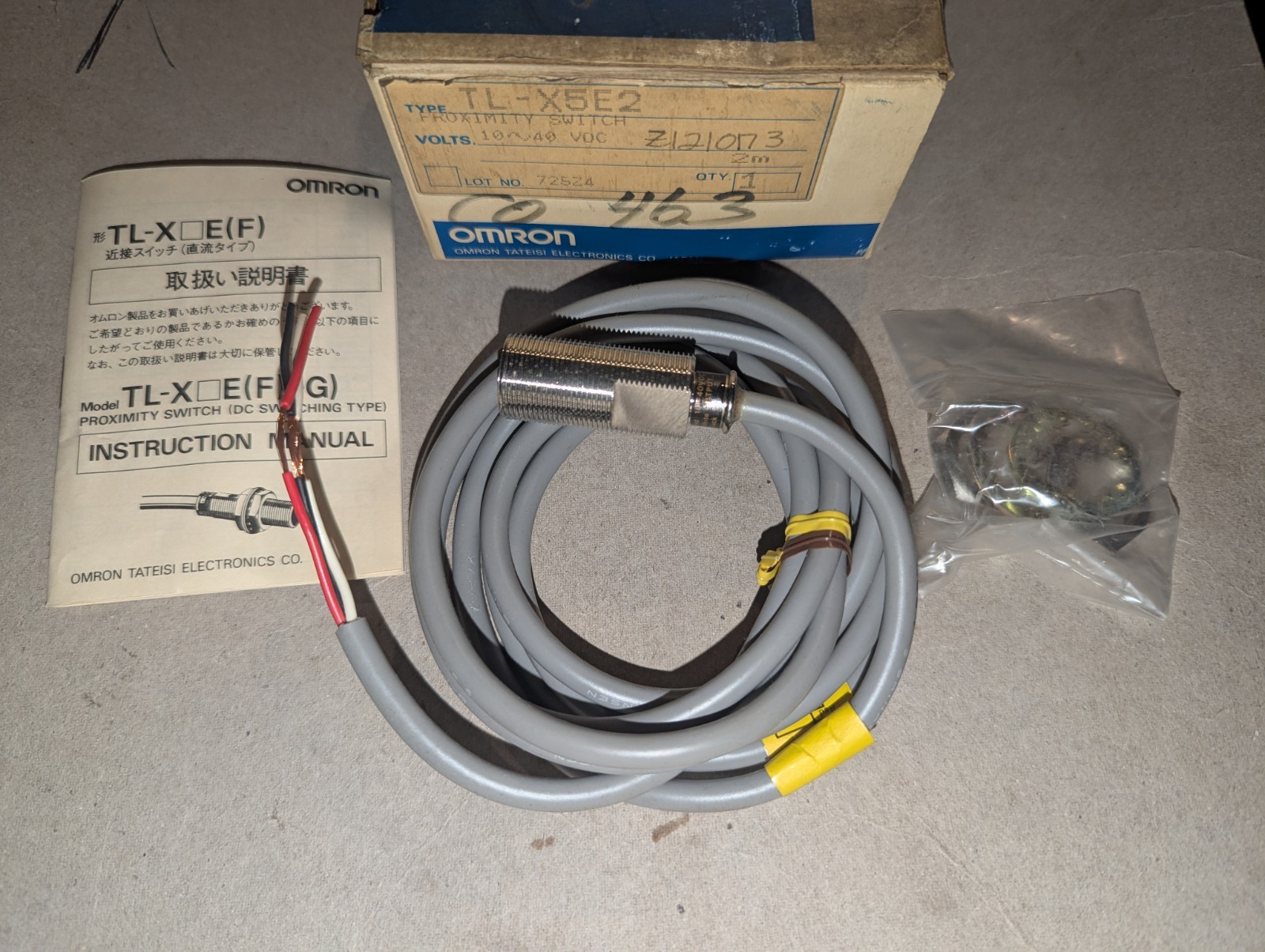 NEW GENUINE OMRON TL-X5E2 PROXIMITY SENSOR
