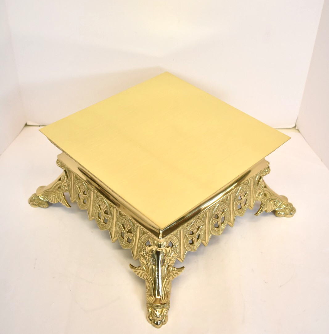 Traditional Church "Tabor" - Solid Brass Monstrance Stand #157 - Thabor