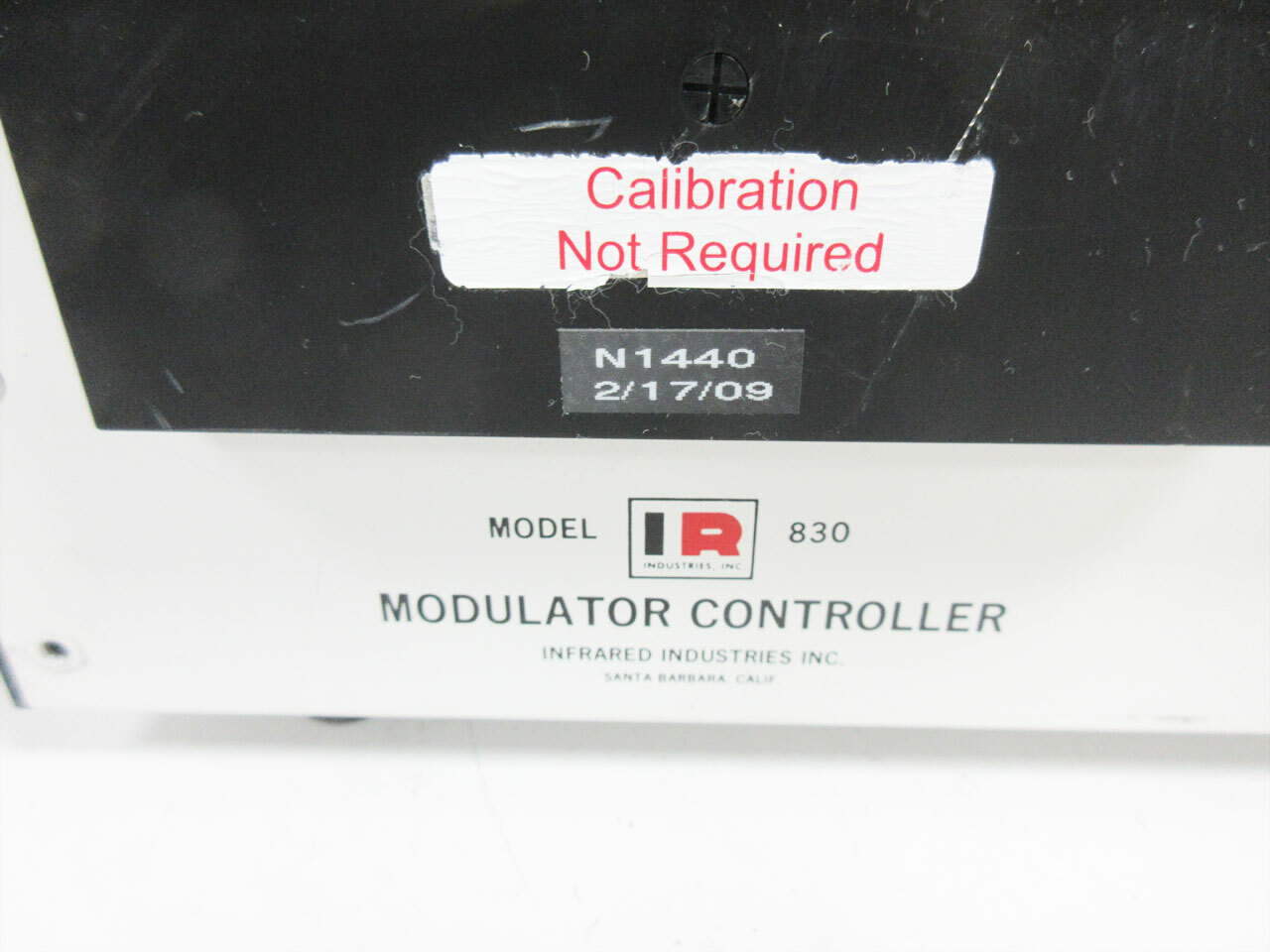INFRARED INDUSTRIES 830 MODULATOR CONTROLLER