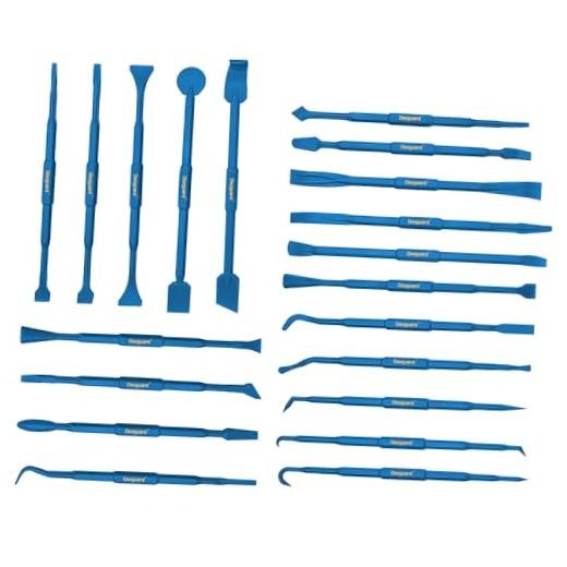 20PCS Delicate Pickup Tool Set, Non-Marring Scraper & Pry bar Kit,