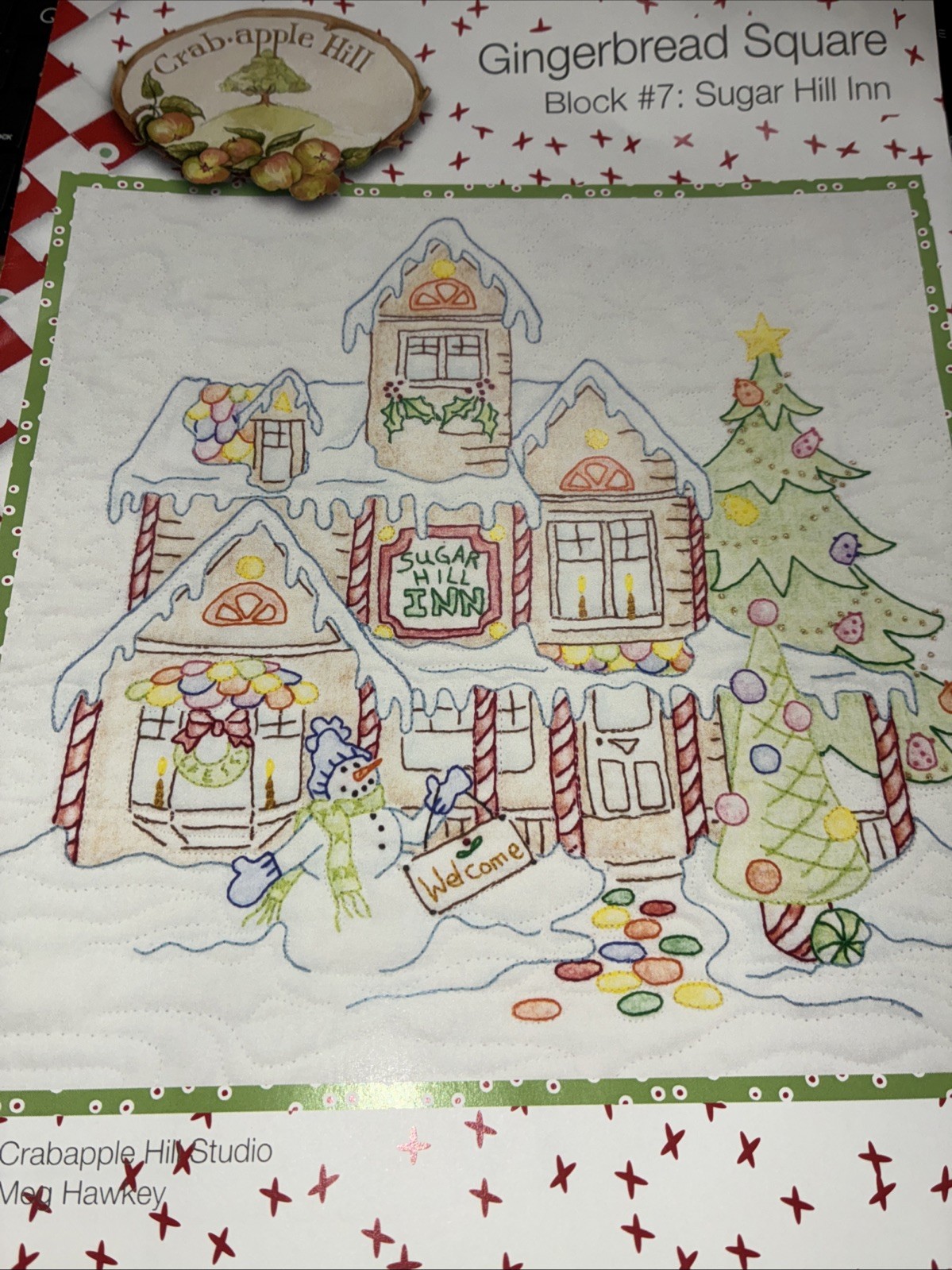 Crabapple Hill Studio GINGERBREAD SQUARE #7: Sugar Hill Inn Pre-owned