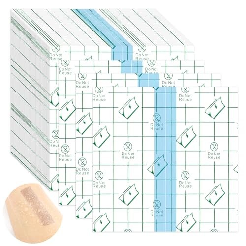 50 Pieces Transparent Stretch Adhesive Bandage Large Waterproof Transparent Film