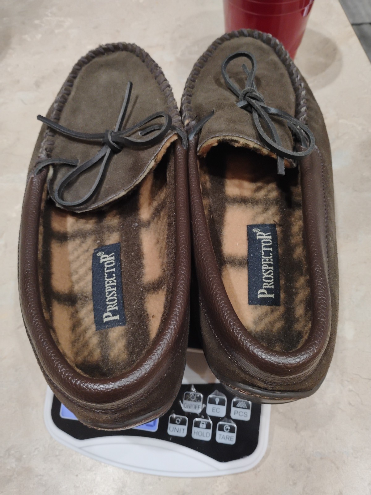 Prospector Men's Slide-ons Brown Size 11