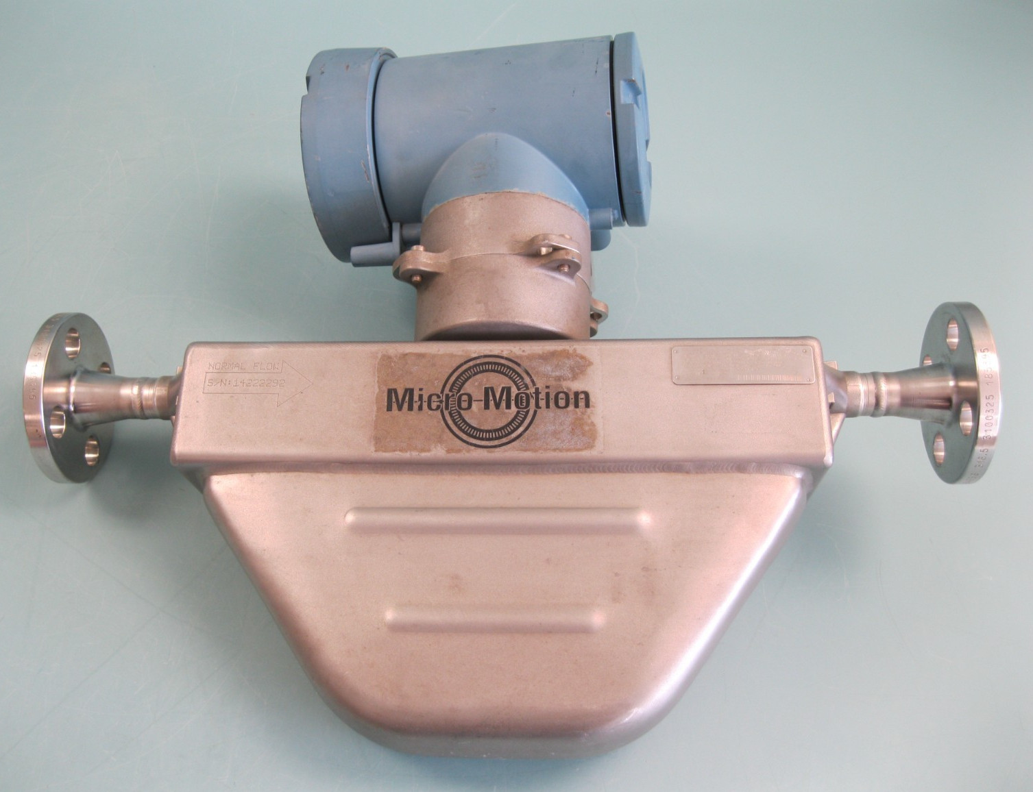 1/2" 150# Micro Motion R050 Mass Flow Sensor 1700 Transmitter CALIBRATED C10