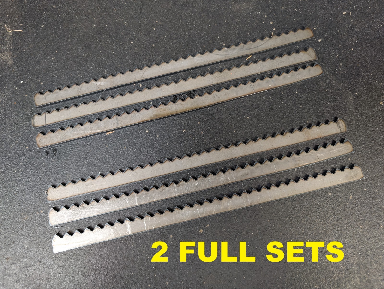 **2 FULL SETS** of Honda XR600R Custom Foot Peg Widening Kit - Steel