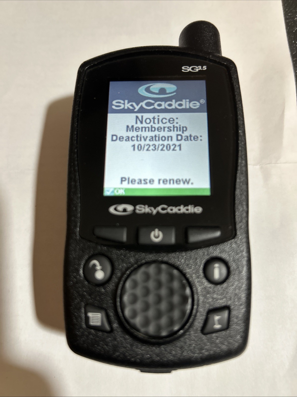 SkyCaddie SG3.5 Golf Handheld GPS EX