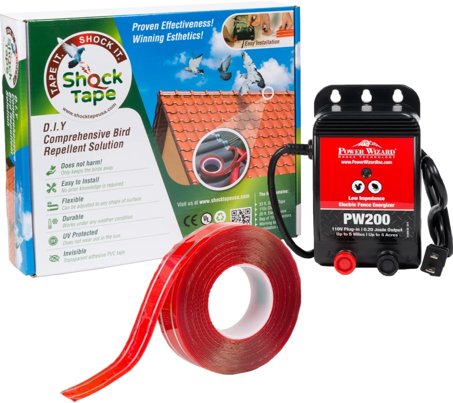 kit for Pigeon & Bird Control - Bird Trainer Solution for Keeping Birds Away ...