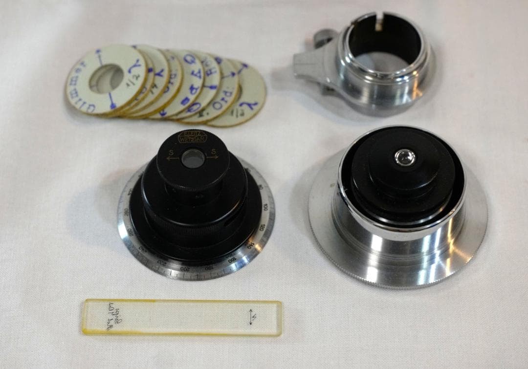 Ernst Leitz Micro Polarizing Apparatus Accessories Set for Microscope Old