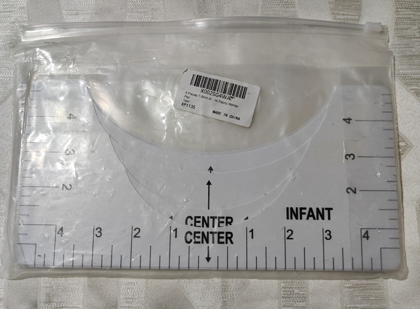 8 PCs (2x 4 Pcs) T-Shirt Alignment Tool Ruler Guide Clothing Centering Design