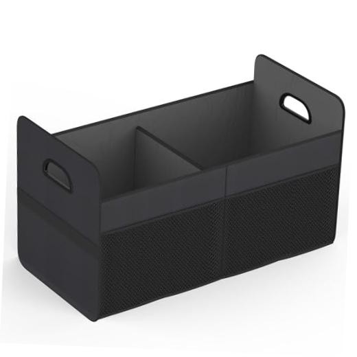 Car Trunk Organizer, Collapsible Trunk Organizer Sturdy SMALL 2 Compartments