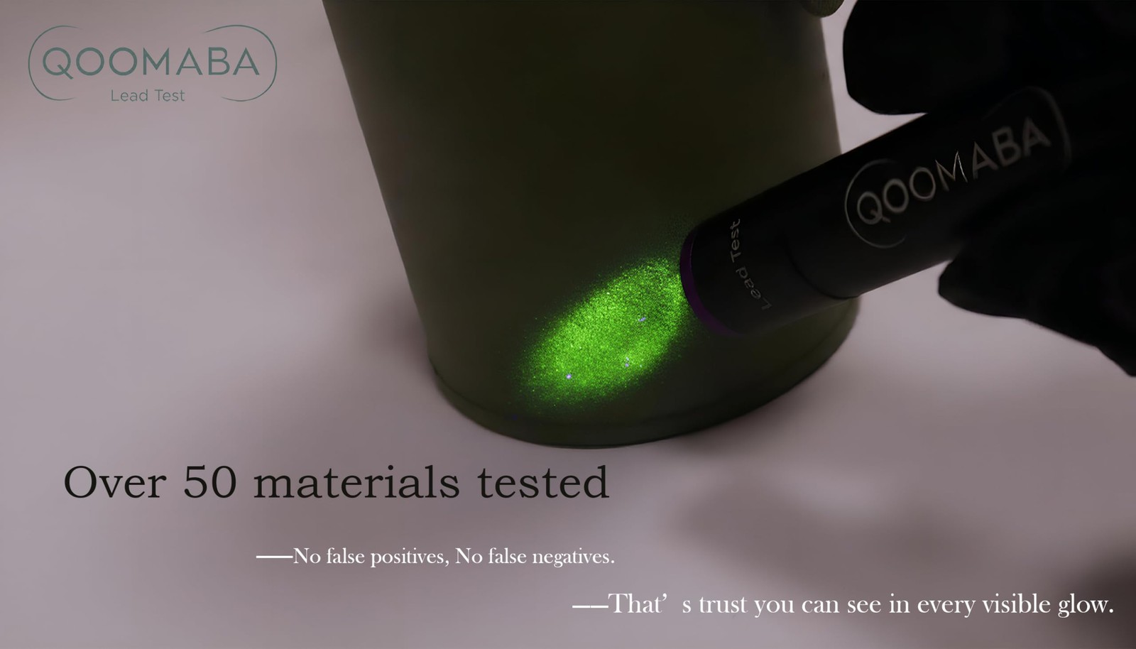QOOMABA Lead Test Kit – 2‑Bottle Testing for Dishes & Paint,...