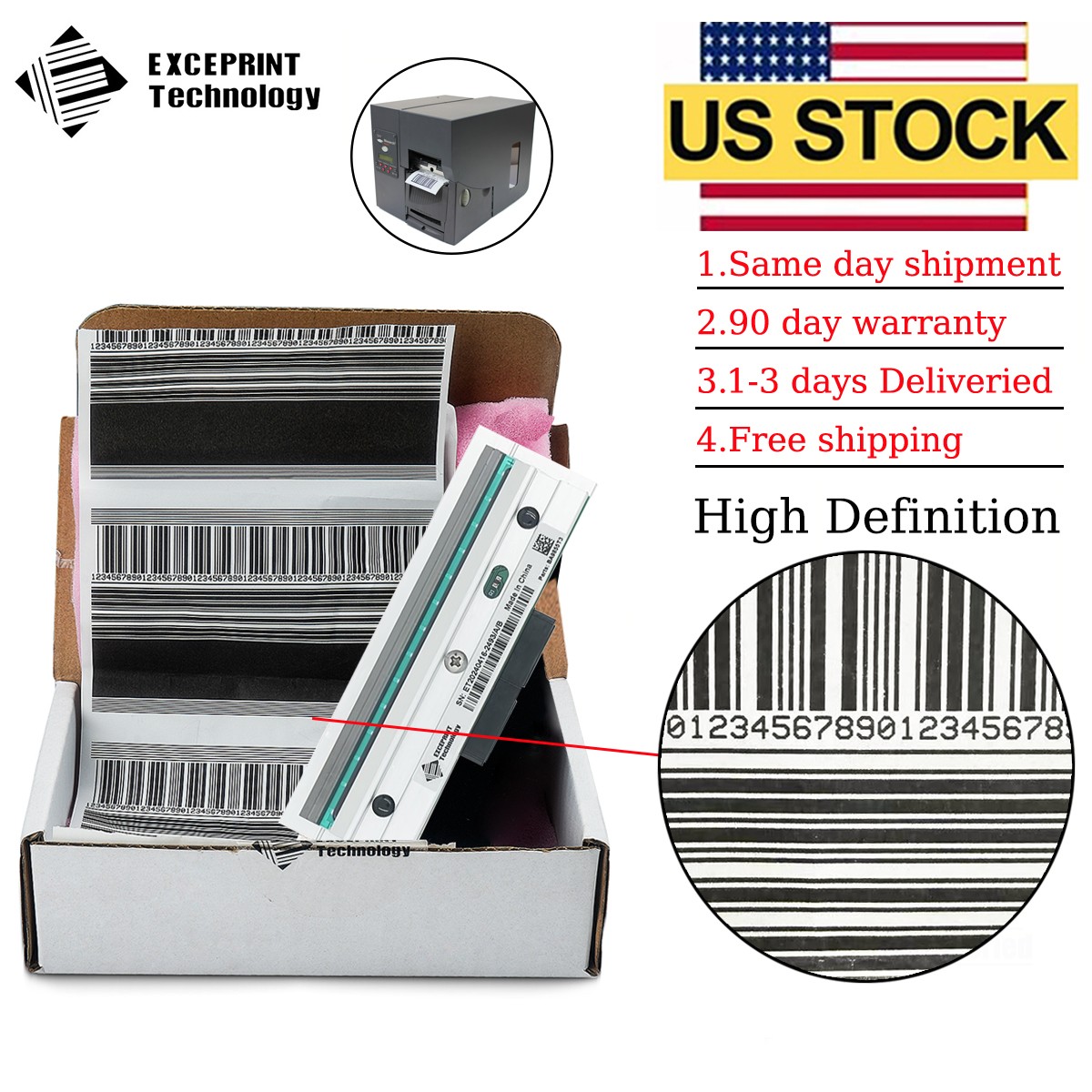 ✅ Printhead for Avery Monarch 9820 9825 9855 Printer 300dpi 12055201 USA STOCK ✅