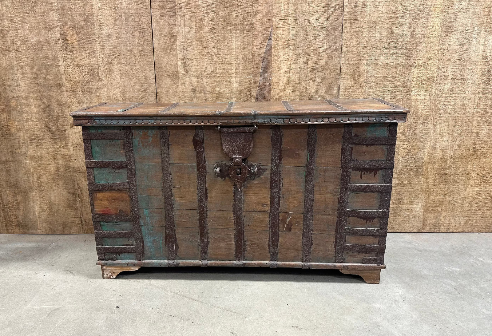 Vintage Wood Trunk.