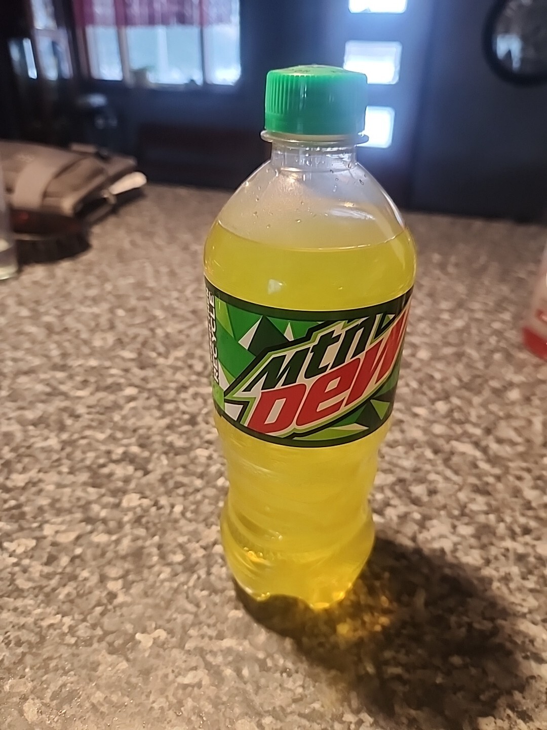 Mountain Dew 16.9 oz. Clear Bottle (Rare factory error)