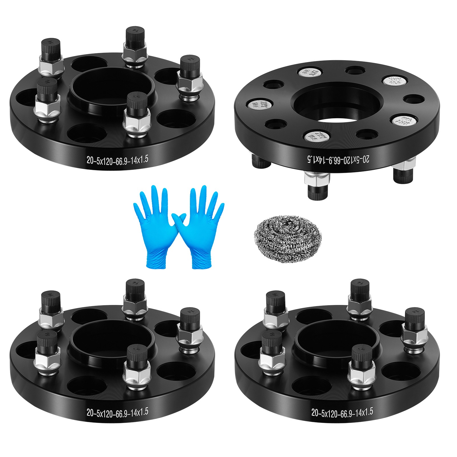 20mm / 1 Inch 5x120 to 5x120 Wheel Spacers 66.9mm For Chevy SS Camaro Corvette