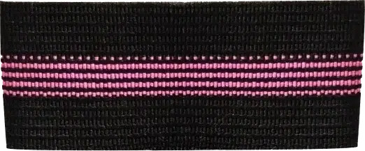 MOURNING BAND ELASTIC: Thin Pink Line