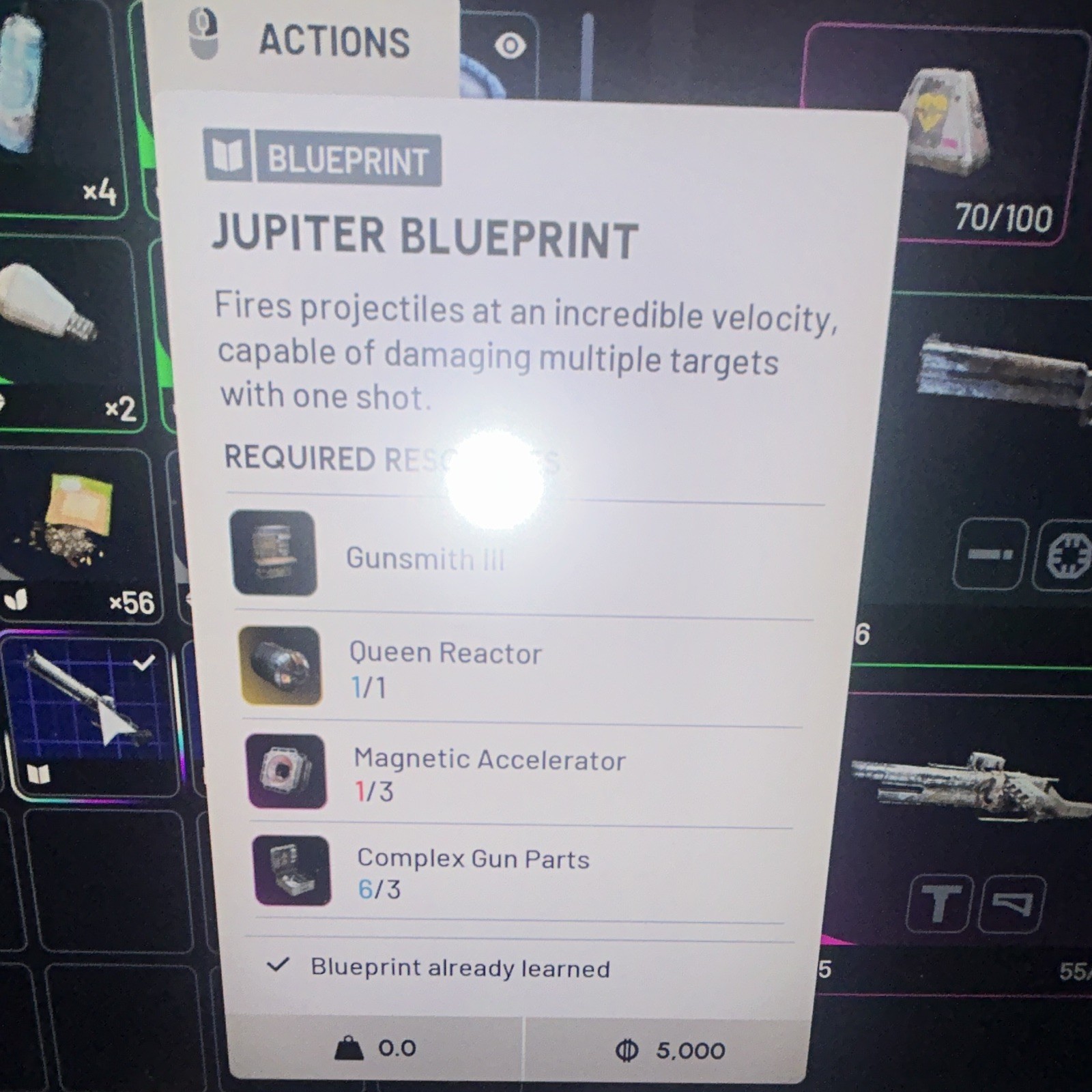 Arc Raiders Jupiter blueprint