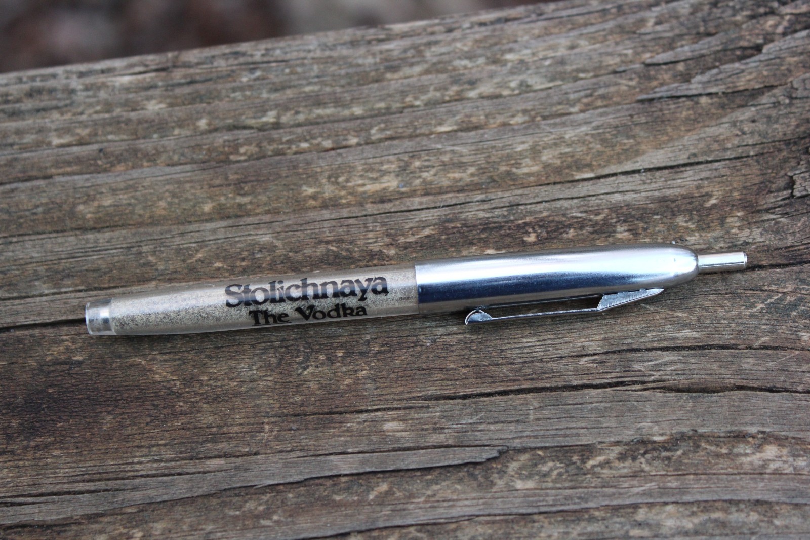 Vintage Stoli Stolichnaya Vodka Pepper Pen