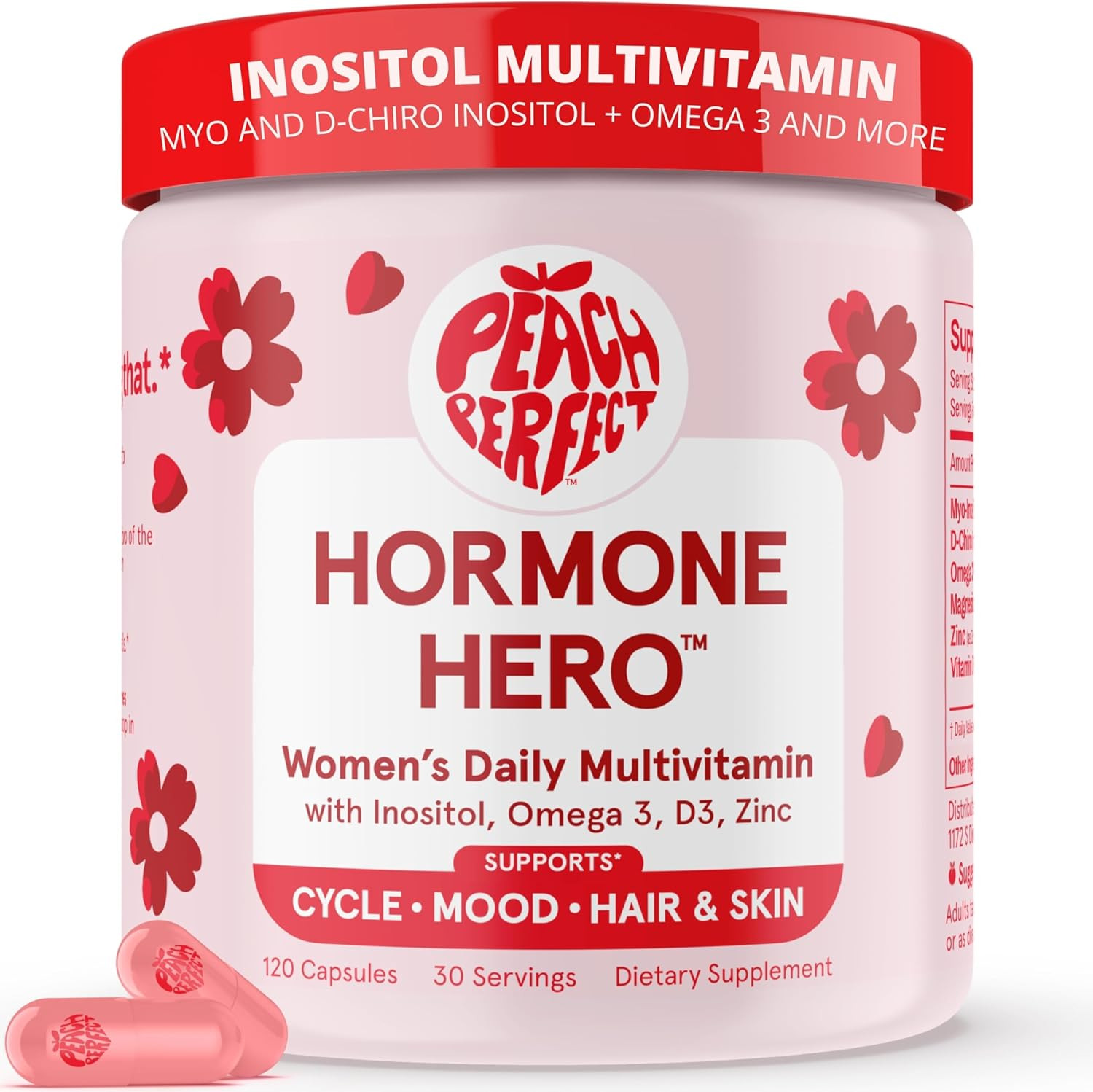 Inositol Multivitamin – Myo-Inositol & D-Chiro 40:1 Blend, Omega-3, Vitamin D3,