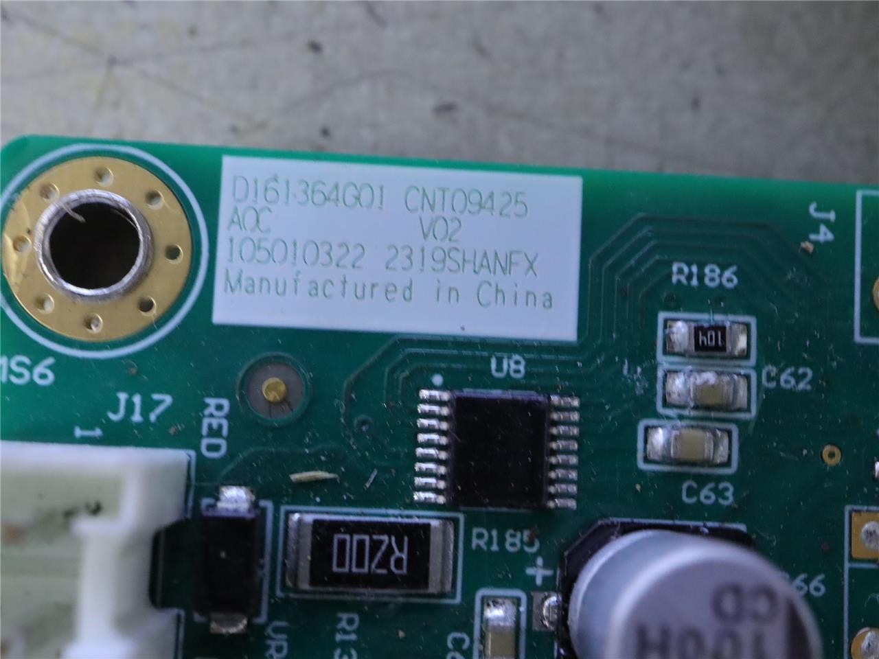 TRANE D161364G01 HVAC Variable Speed Drive Control Circuit Board CNT09425