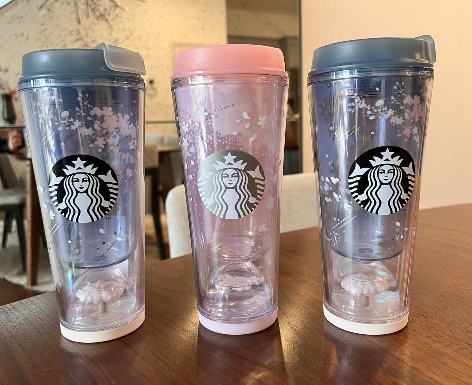 Starbucks Korea 19 Cherry Blossom Waterball Tumbler Cup 355ml / 12oz