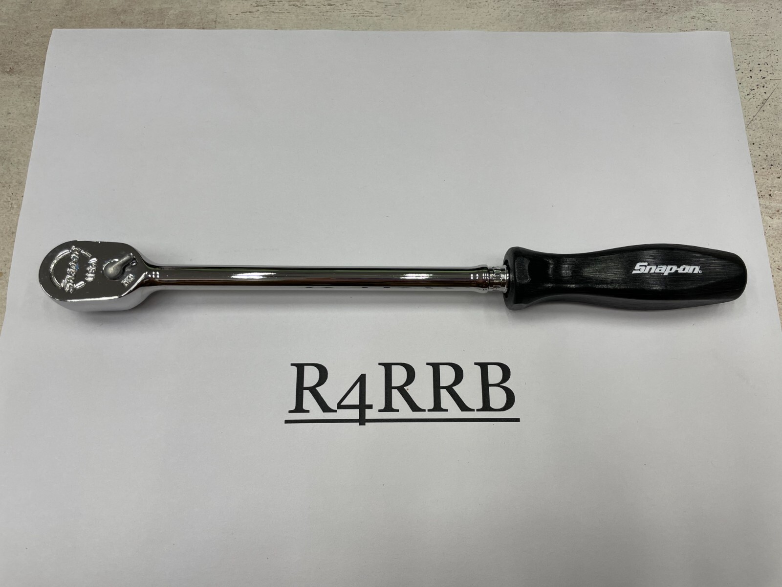 Snap-on Tools USA NEW 1/4" Drive BLACK Hard Handle Extra Long Ratchet THLLD72BK