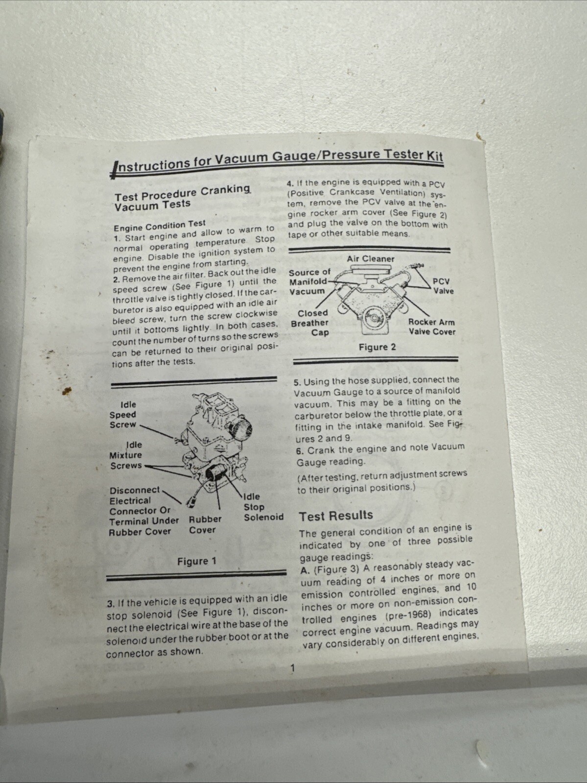 Vacuum & Pressure Test Kit
