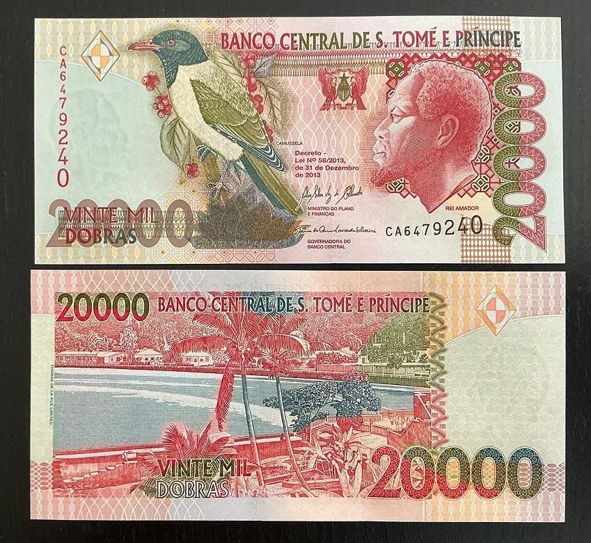 Sao Tome e Principe, Saint Thomas & Prince 20000 (20,000) dobras 2013 UNC P-67e