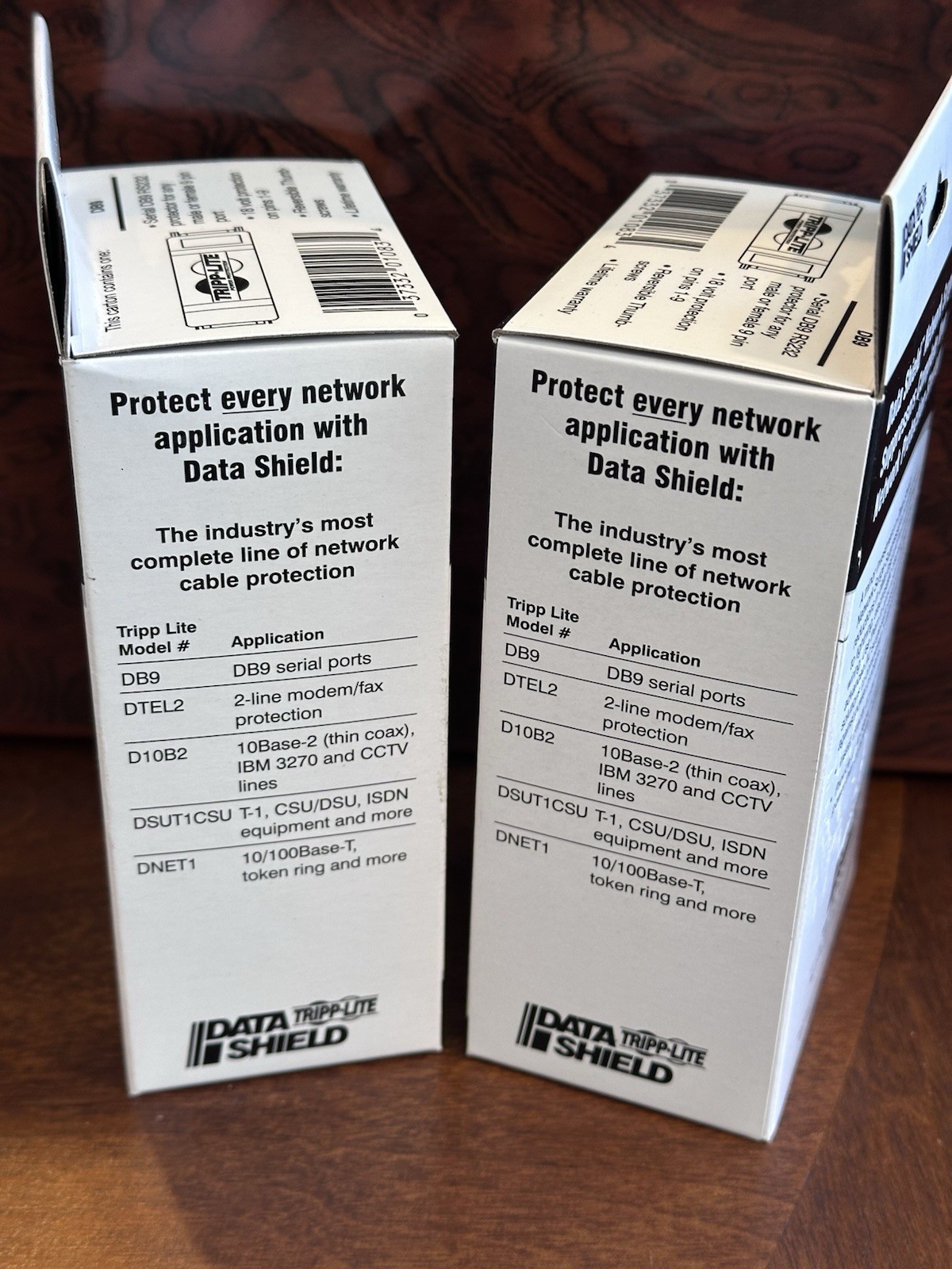 Tripp-Lite Data Shield - Network Surge Suppressor - Model DB9 - 2 Count