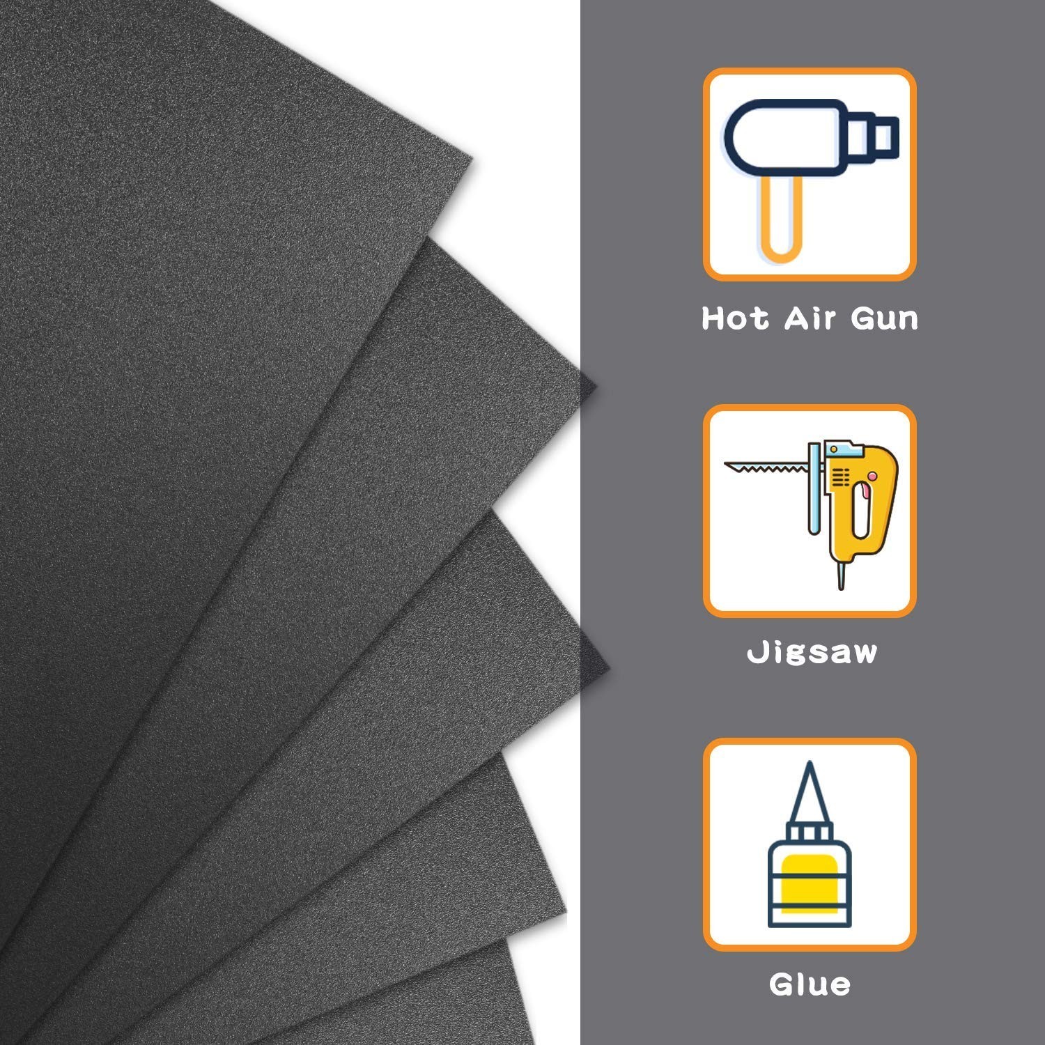 Home Decor ABS Plastic Sheet Pack - Flexible Than Plexiglass