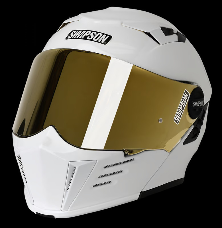 Simpson M59XL1 Mod Bandit Helmet Adult XL White