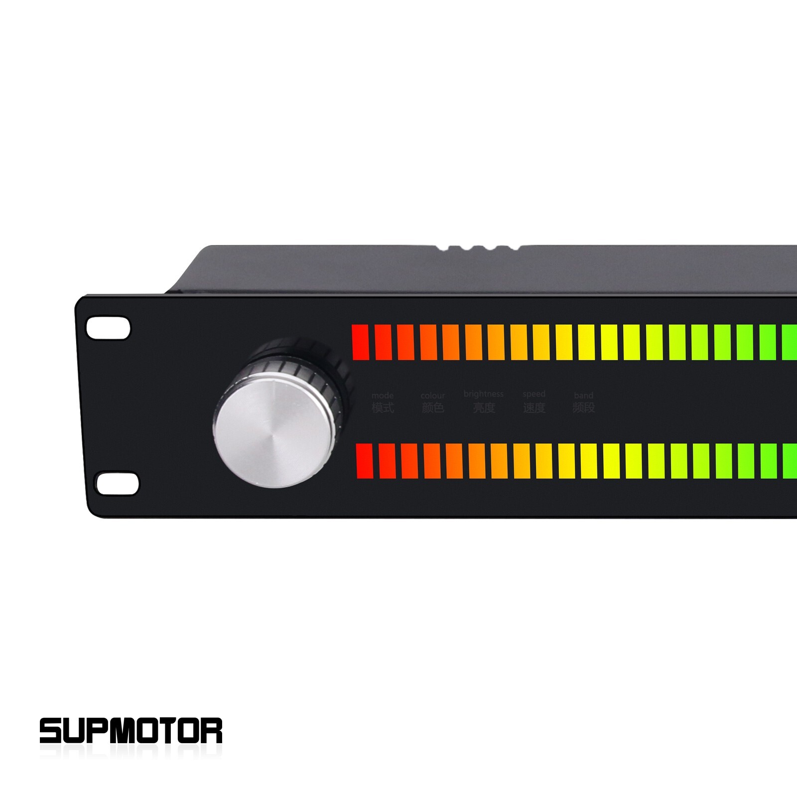 128-LED Music Spectrum Display Rhythm Light VU Meter Support Voice Control