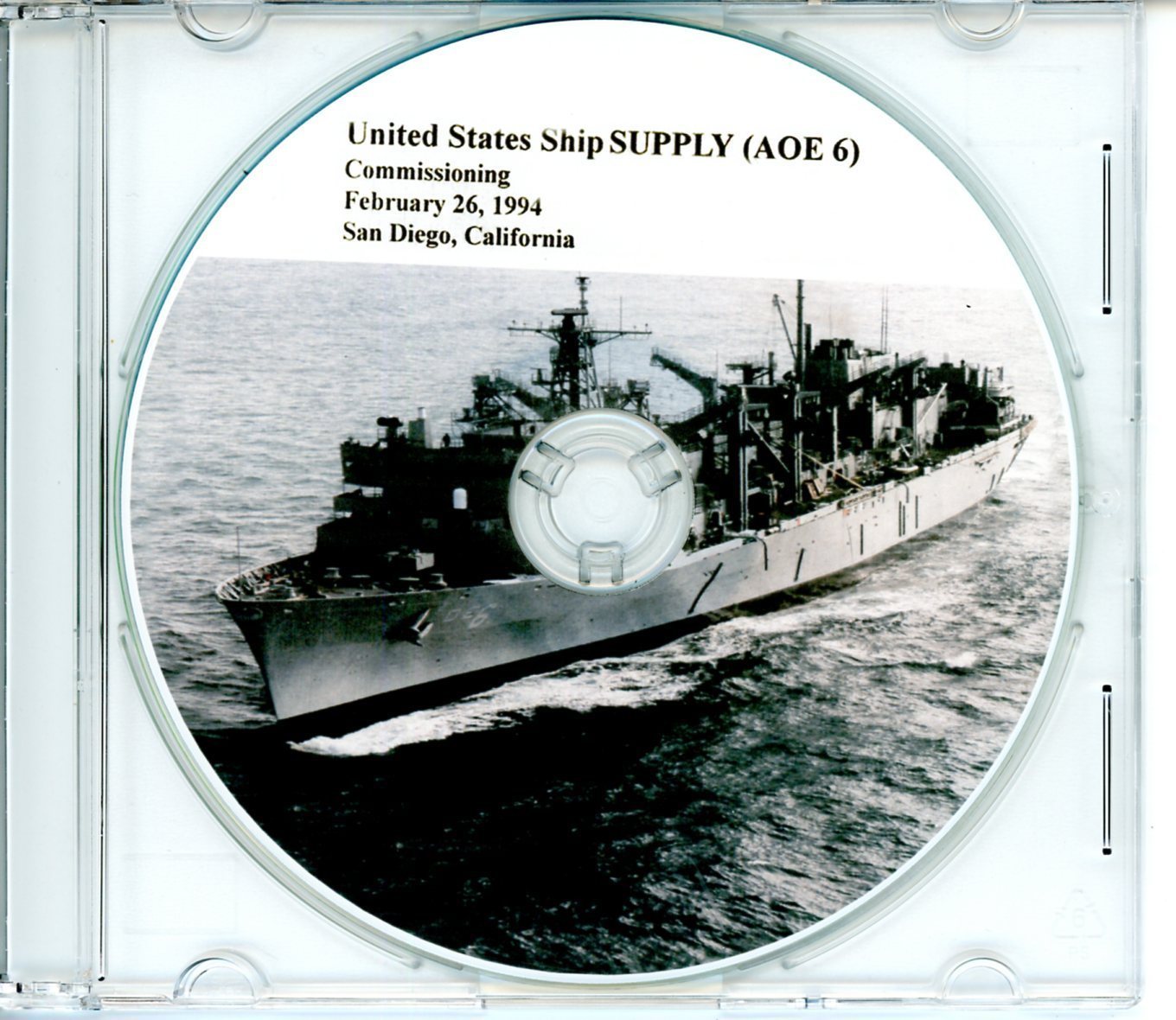 USS Supply AOE 6 Commissioning Program 1994  Navy Plank Owners
