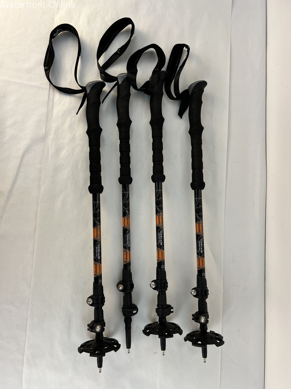 Cascade Mountain Carbon Fiber Trekking Poles Set Lot of 4 Poles